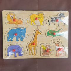 Wooden Inset Animal Puzzle - Toy Chest Pakistan