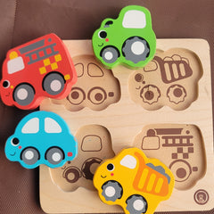 Wooden inset, vehicles