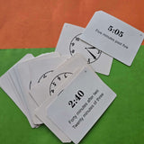 Time Flashcards – Learning Cards (Boxless)