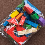Wooden Building Blocks Set (Mixed Shapes)