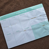 Weekly Planner Notepad