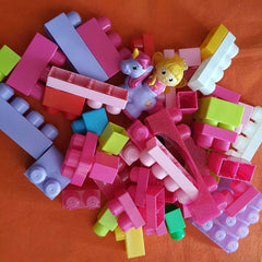 Megabloks pink set assorted 50pc - Toy Chest Pakistan