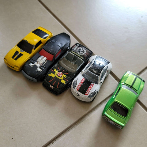 Hotwheel sized cars set of 5