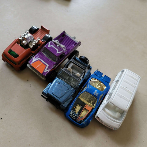 Hotwheel sized cars set of 5