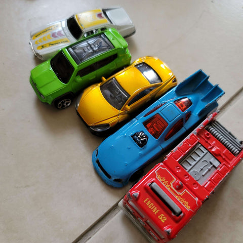 Hotwheel sized cars set of 5