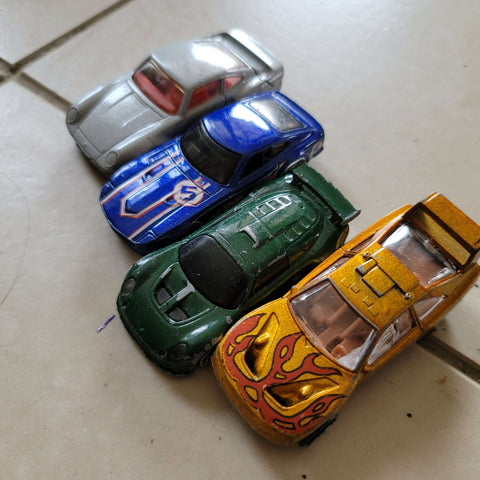 Hotwheel sized cars set of 4