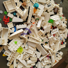 Lego, white 395gm - Toy Chest Pakistan