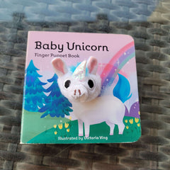Book: Baby Unicorn Finger Puppet book - Toy Chest Pakistan