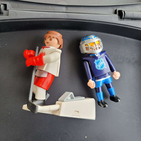 playmobil figures with box