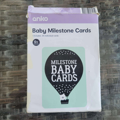 Baby Milestones cards