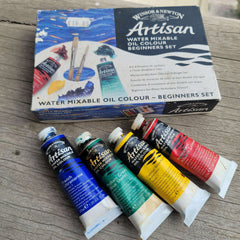 4 x Water Mixable oil colours - Toy Chest Pakistan