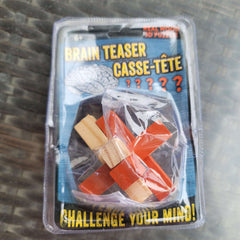 Wooden Brain teaser - Toy Chest Pakistan