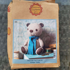 Wool Felt Craft Kit: teddy bear - Toy Chest Pakistan