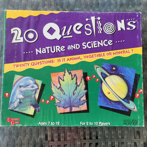 20 questions, Science and Natur