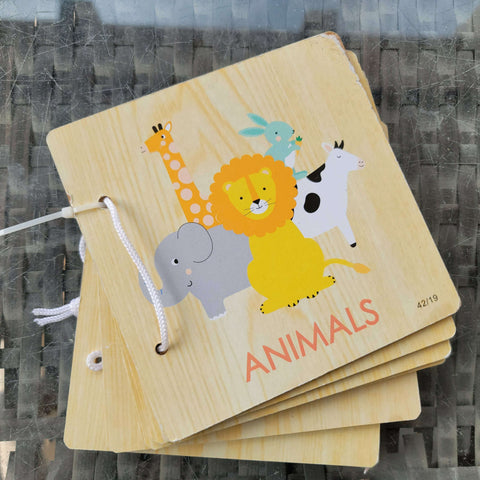 Wooden Animals book