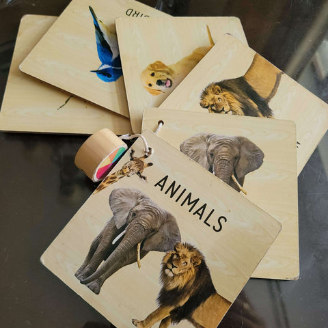 Wooden Animal book