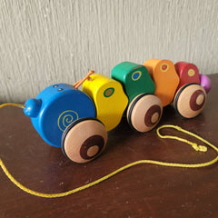 Wooden Pull Along toy - Toy Chest Pakistan