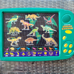 Interactive dinosaur tab