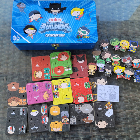 27 dc hero figures with box