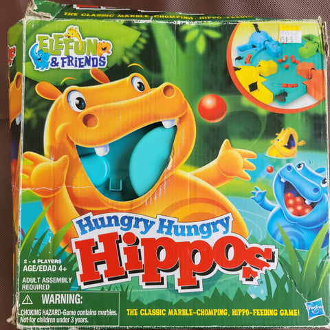 Hungry Hippo, balls replaced