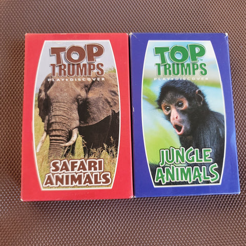 top trumps: Safari animals+jungle animals