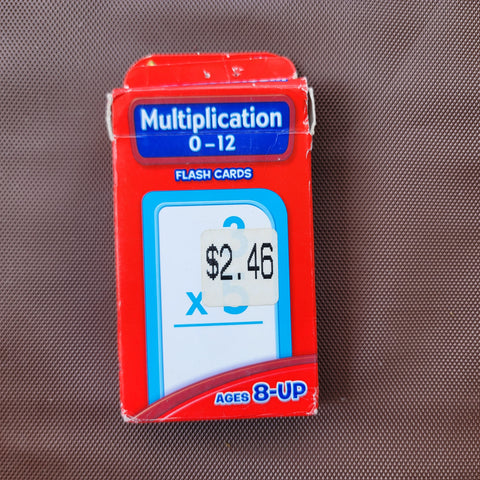 Multiplication Flashcards  0 -12