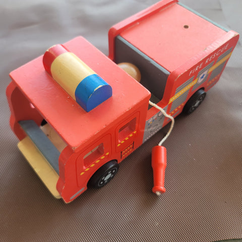 Wooden fire engine