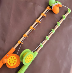 Fishing rods wooden pair - Toy Chest Pakistan