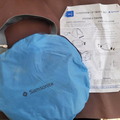 Samosnite pop up travel bed for kids