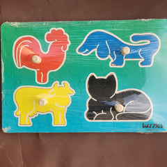 Wooden puzzles, animal shadow
