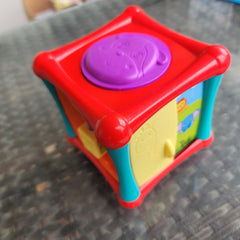 activity cube , red