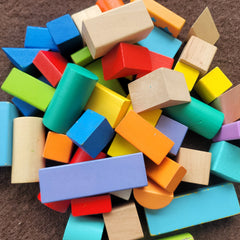 Wooden Blocks set of 50