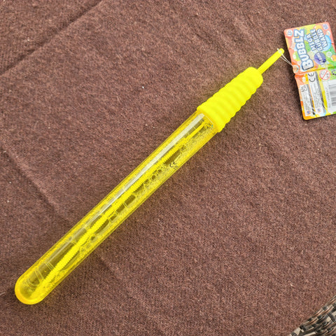 bubble wand, yellow