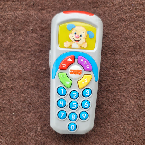 Fisher-Price Laugh & Learn Puppy Remote- Blue