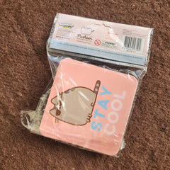 Pusheen coasters