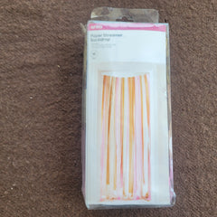 Paper streamer backdrop