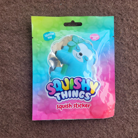 Squishy things squish sticker