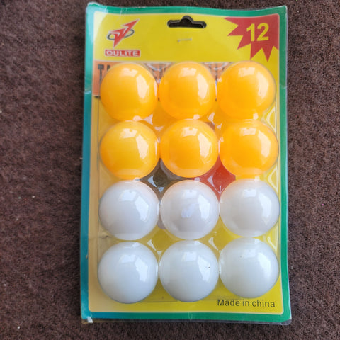 Table tennis balls