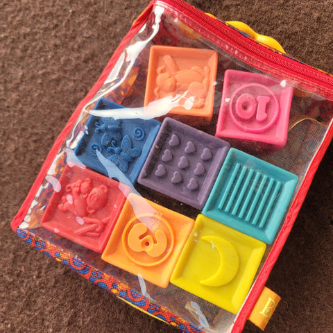 Rubber Blocks for little hands