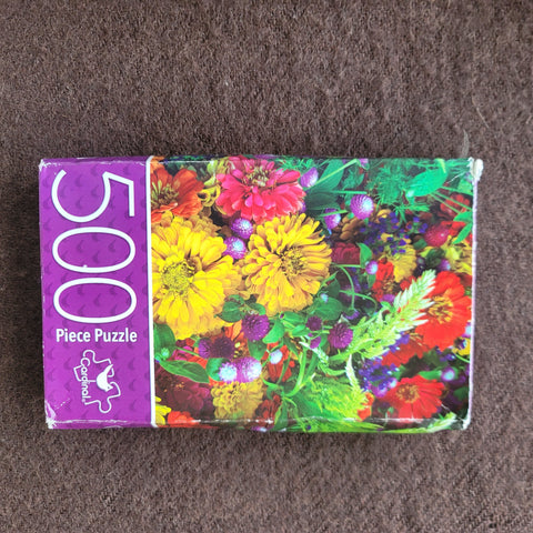 500 pc puzzle, flowers