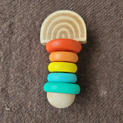 wooden rattle