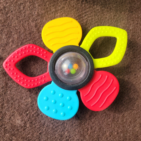 flower rattle toy