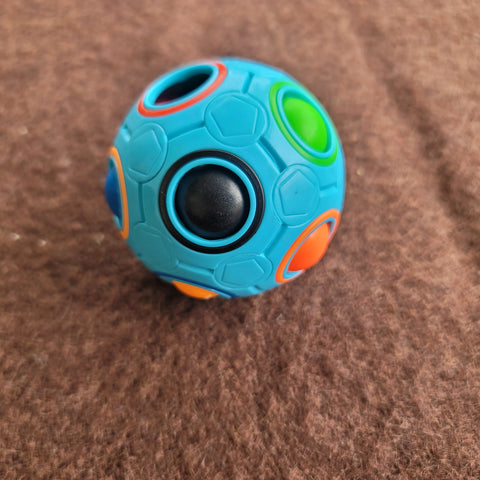 Rubiks Rainbow ball, blue