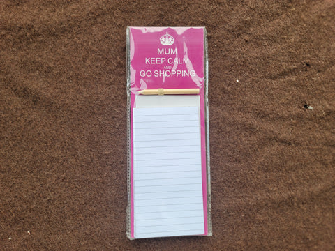 shopping list pad