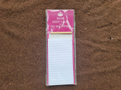 shopping list pad
