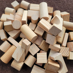 assorted wooden blocks