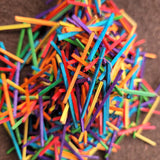 colourful toothpick sticks