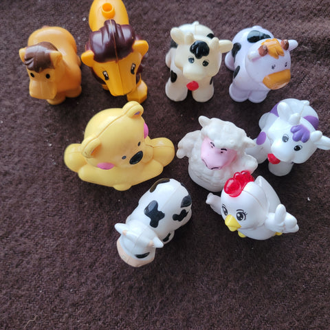 plastic animal figurines