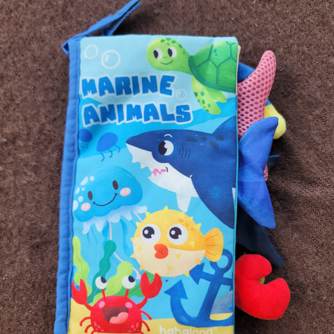 Cloth book: underwater animals