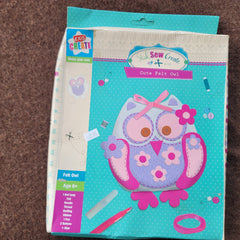 Cute Felt Owl sewing kit